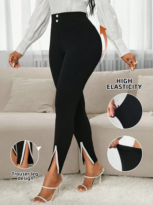 Lady Women's Leggings, Clothes For Tall Women, Summer Co-Ord Teachers' Day Outfits, Rave Long Dresses, Wedding Office Work Reception Dress, Black And White