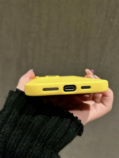 Large Hole Candy Minimalist Solid Color Matte Creative Anti-Drop Phone Case Compatible With Apple 18promax 11 12 13 14 15 16plus 13promax XR 16 14plus 14promax 13pro Mini 17