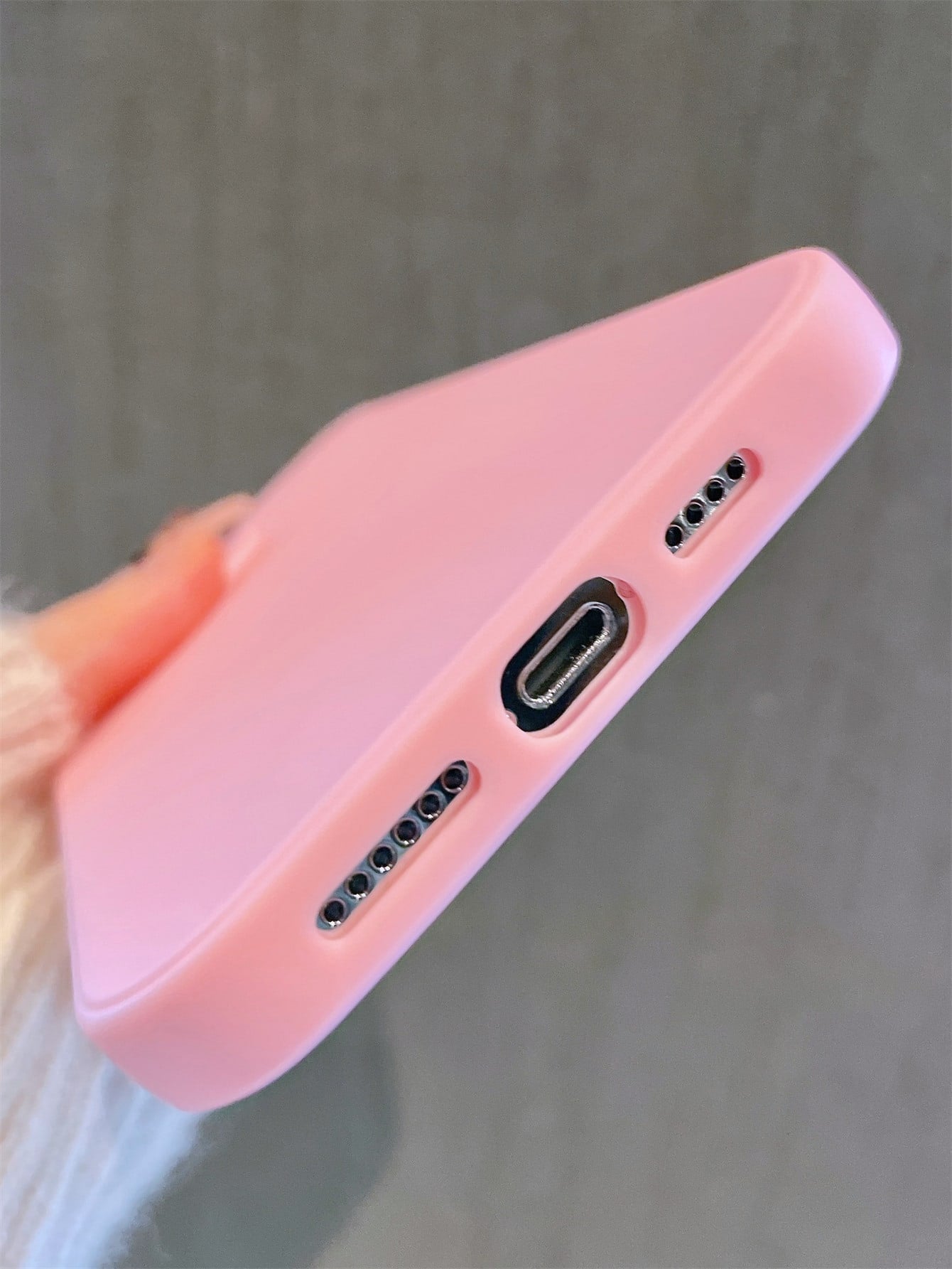 Large Hole Candy Minimalist Solid Color Matte Creative Anti-Drop Phone Case Compatible With Apple 18promax 11 12 13 14 15 16plus 13promax XR 16 14plus 14promax 13pro Mini 17