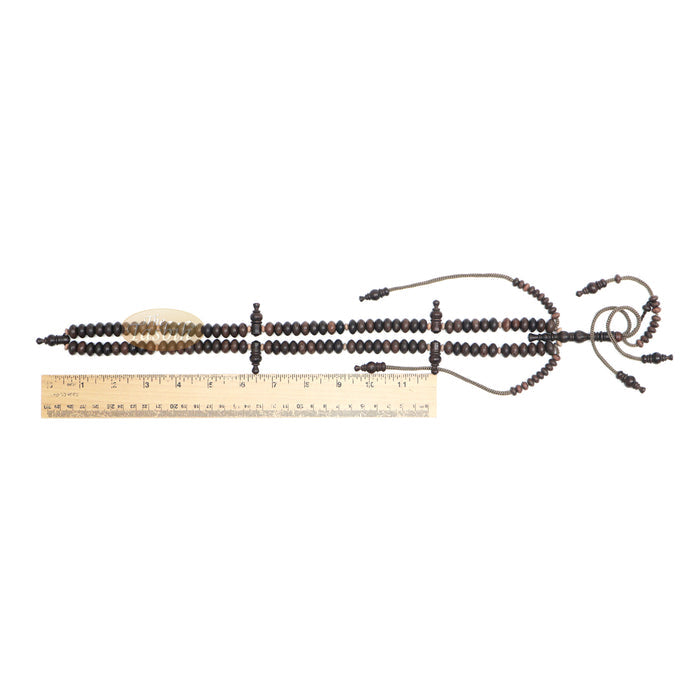 Large Tijani Tariqah Tasbih Prayer Beads - Limited Edition
12x7 mm Tamarind Wood