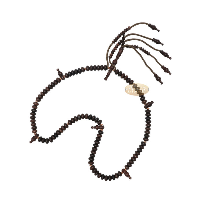 Large Tijani Tariqah Tasbih Prayer Beads - Limited Edition
12x7 mm Tamarind Wood
