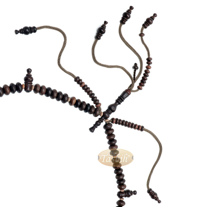 Large Tijani Tariqah Tasbih Prayer Beads - Limited Edition
12x7 mm Tamarind Wood