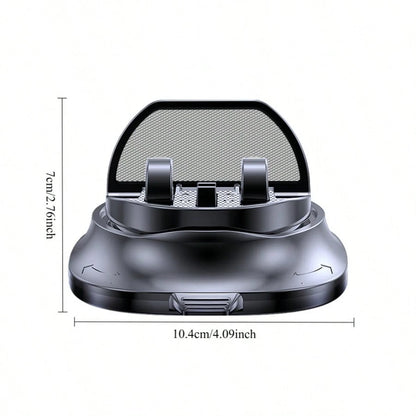 LCARS Multi-Function Car Phone Holder, 360° Rotating Glasses And Phone Stand With Parking Number Plate, Multiple Use Functions For Car Dashboard, Non-Slip Silicone Base For Secure Attachment, Car Inte