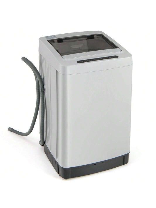 Lifezeal Portable Washing Machine 11 LBS Full Automatic Washer Machine With 8 Washing Modes White/Gray
