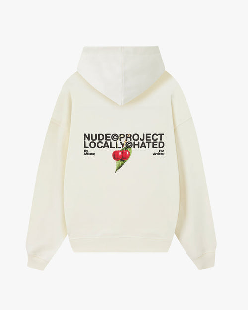 Locally Hated Cherry Hoodie Marshmallow