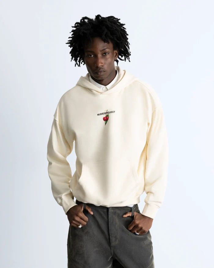 Locally Hated Cherry Hoodie Marshmallow