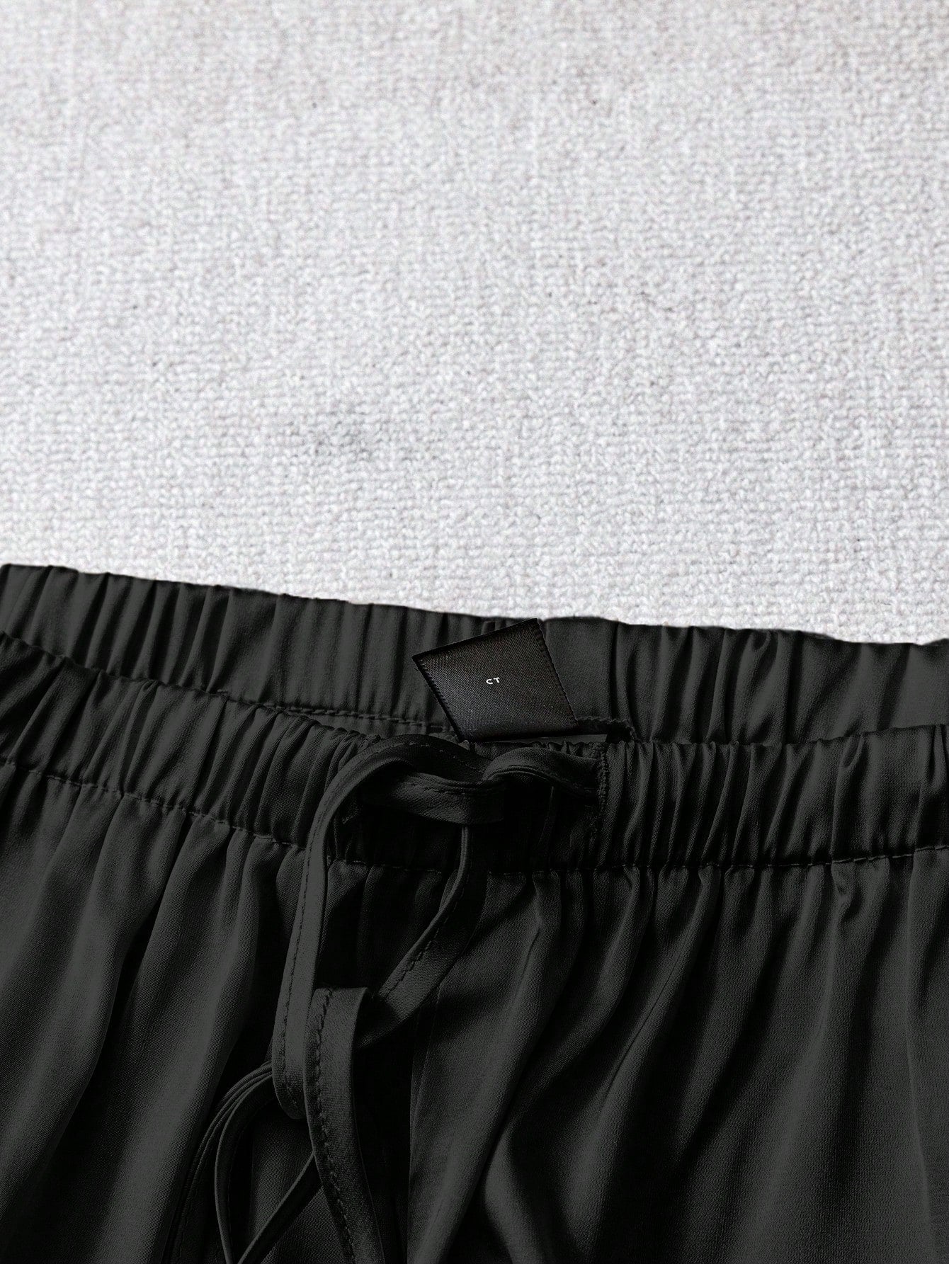 LUNE Women's Black Long Cotton Wide-Leg Pants, Comfortable And Fitted, Black Cotton Pants, Women's Casual Pants, Autumn Casual Style