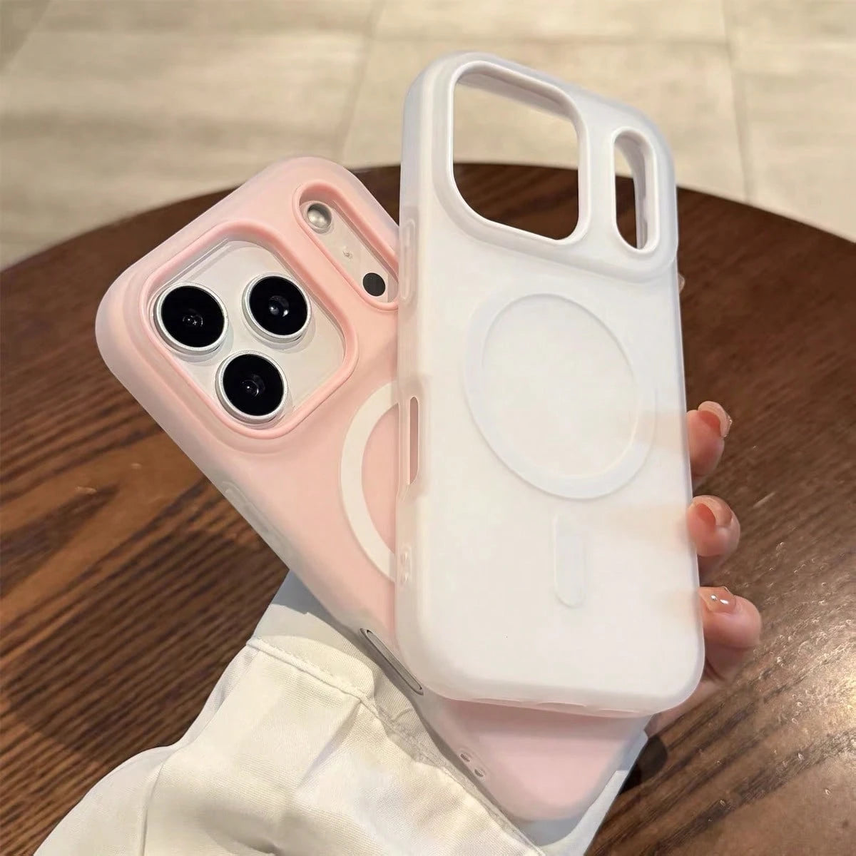 Luxury Matte Dopamine Jelly Magnetic Phone Case Compatible With IPhone 16 15 11 12 13 14 17 Pro Max Plus 17 AIR Shockproof Protective Magnetic Wireless Charging Case
