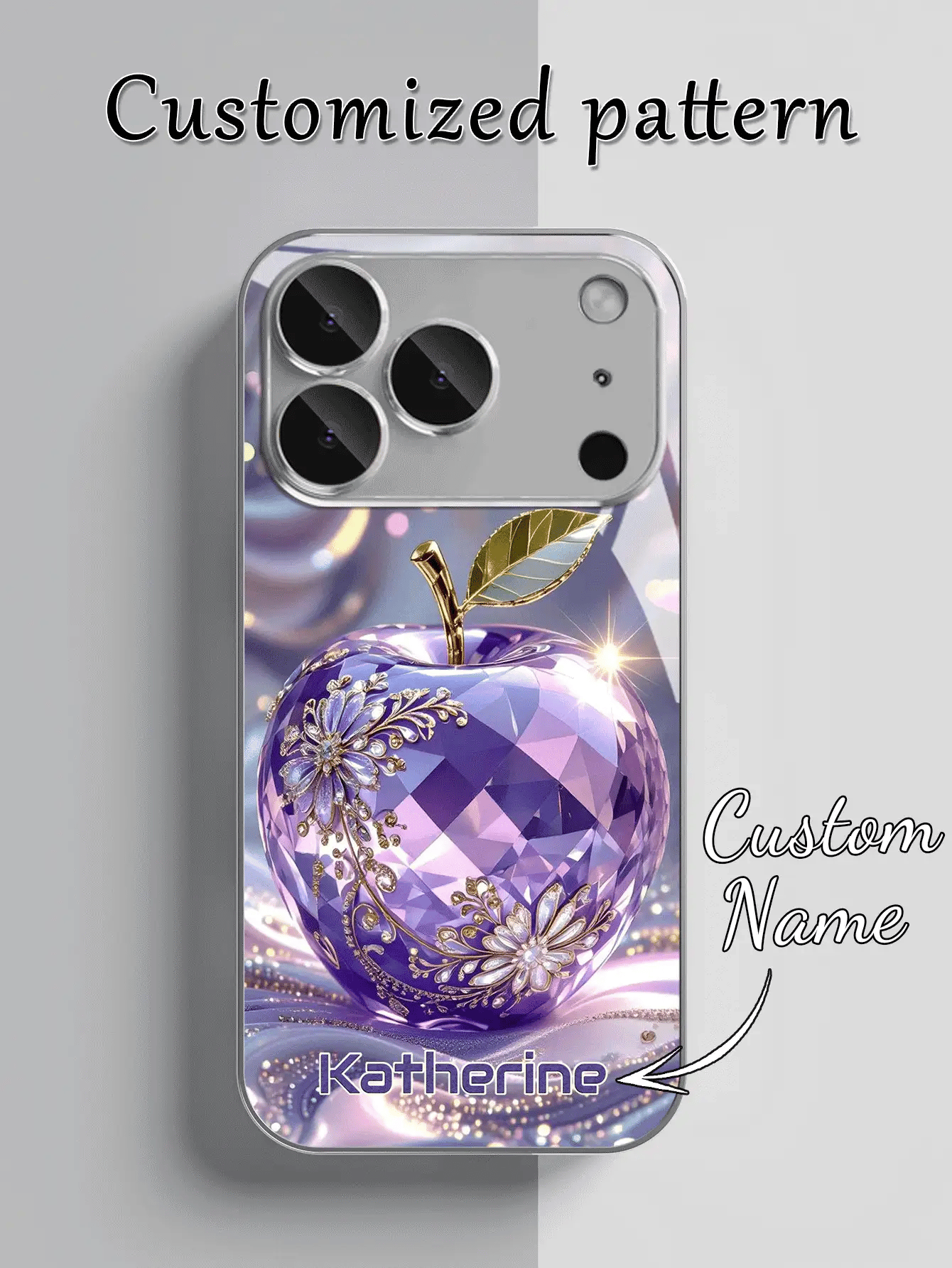 Luxury Pink Leopard Print Rhinestone Fashion Phone Case 1pc Luxury Leopard Print Rhinestone Transparent Shiny Phone Case Compatible With IPhone 16 16 Pro 16 Plus 16 Pro Max 15 14 13 Pro Max 13 12 11 S