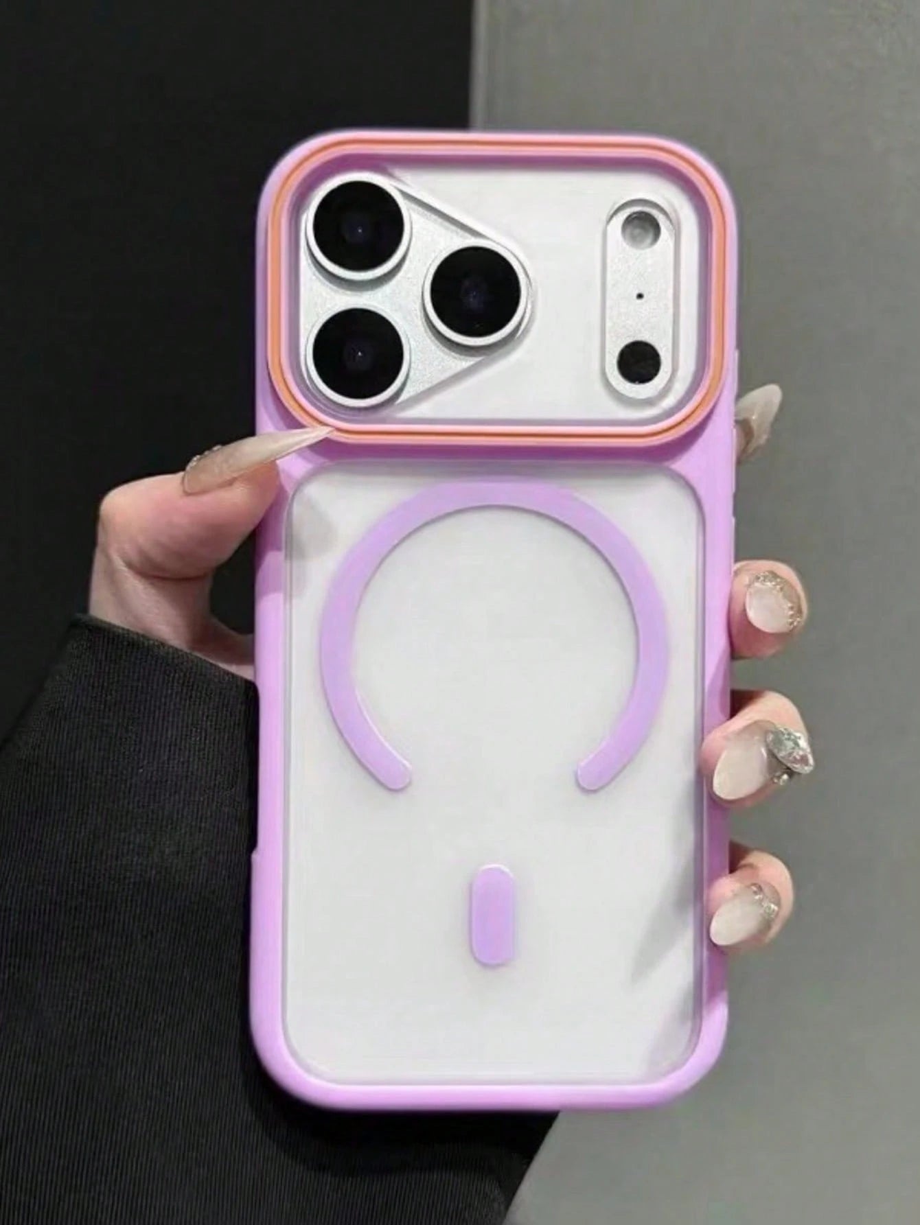 Magnetic New Premium Magnetic Transparent Acrylic Phone Case, Compatible With IPhone 17/16/15/14/13/12 Pro Max/14/15/16 Plus/17/Air/11, Supports Wireless Charging, Transparent Shock-Proof Protective C