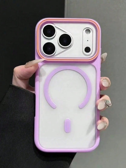 Magnetic New Premium Magnetic Transparent Acrylic Phone Case, Compatible With IPhone 17/16/15/14/13/12 Pro Max/14/15/16 Plus/17/Air/11, Supports Wireless Charging, Transparent Shock-Proof Protective C