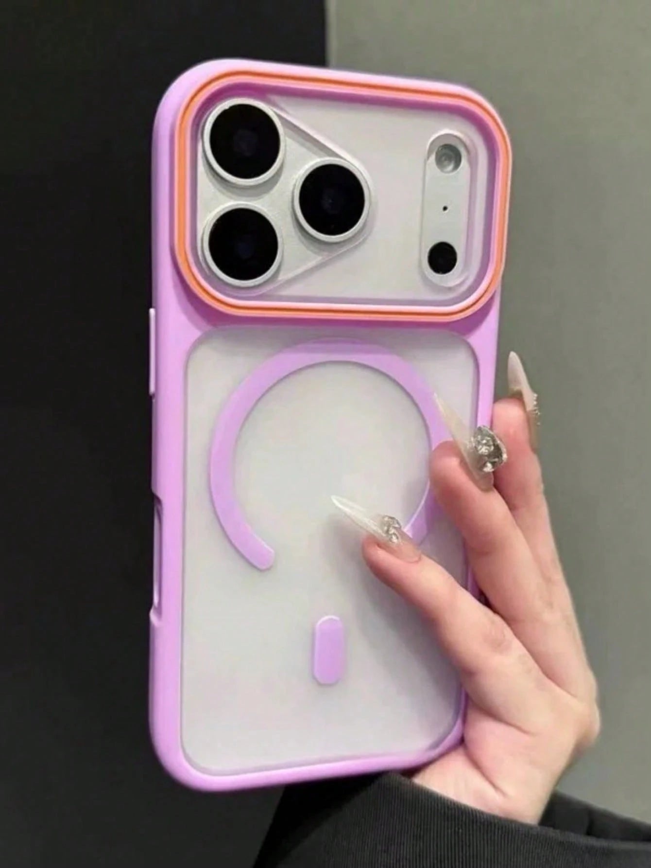 Magnetic New Premium Magnetic Transparent Acrylic Phone Case, Compatible With IPhone 17/16/15/14/13/12 Pro Max/14/15/16 Plus/17/Air/11, Supports Wireless Charging, Transparent Shock-Proof Protective C