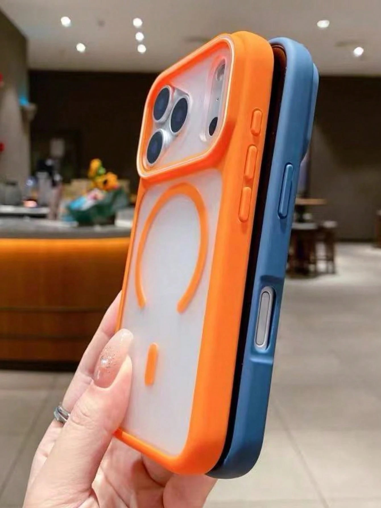 Magnetic New Premium Magnetic Transparent Acrylic Phone Case, Compatible With IPhone 17/16/15/14/13/12 Pro Max/14/15/16 Plus/17/Air/11, Supports Wireless Charging, Transparent Shock-Proof Protective C