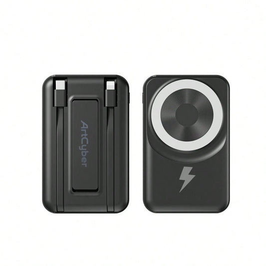 Magnetic Power Bank 5000/10000mAh, Wireless Portable Charger, 20W Fast Charging Magnetic Battery Pack With USB-C, Compatible With Magsafe IOS 15/15 Plus/15 Pro/15 Pro Max, IOS 14/13/12 Series Suitable