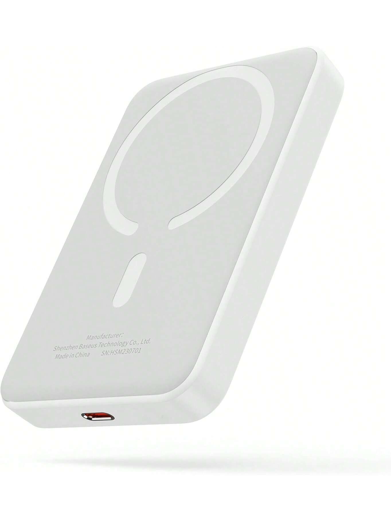 Magnetic Power Bank 5000/10000mAh, Wireless Portable Charger, 20W Fast Charging Magnetic Battery Pack With USB-C, Compatible With Magsafe IOS 15/15 Plus/15 Pro/15 Pro Max, IOS 14/13/12 Series Suitable