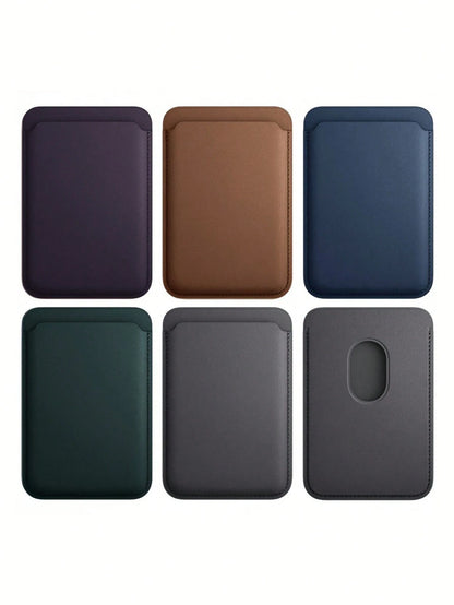 Magnetic Wallet Case Compatible With IPhone 12 13 14 15 16 17 Pro Max Plus Mini, Magnetic Card Holder Accessories