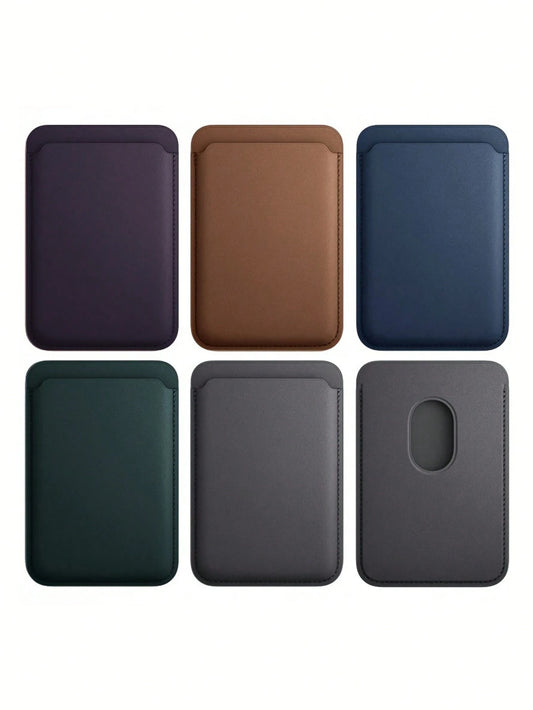 Magnetic Wallet Case Compatible With IPhone 12 13 14 15 16 17 Pro Max Plus Mini, Magnetic Card Holder Accessories