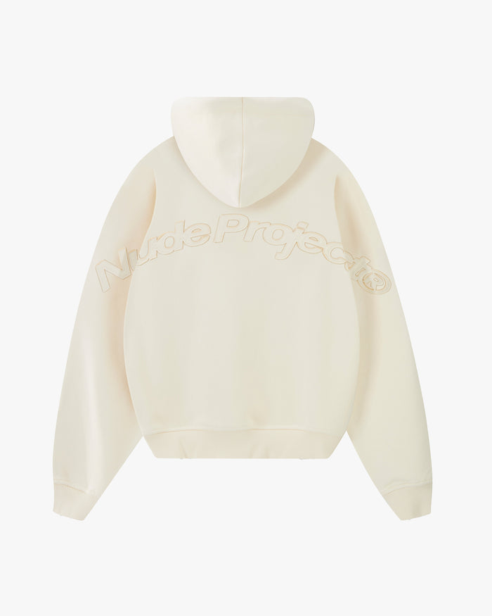 Marble Hoodie Marshmallow