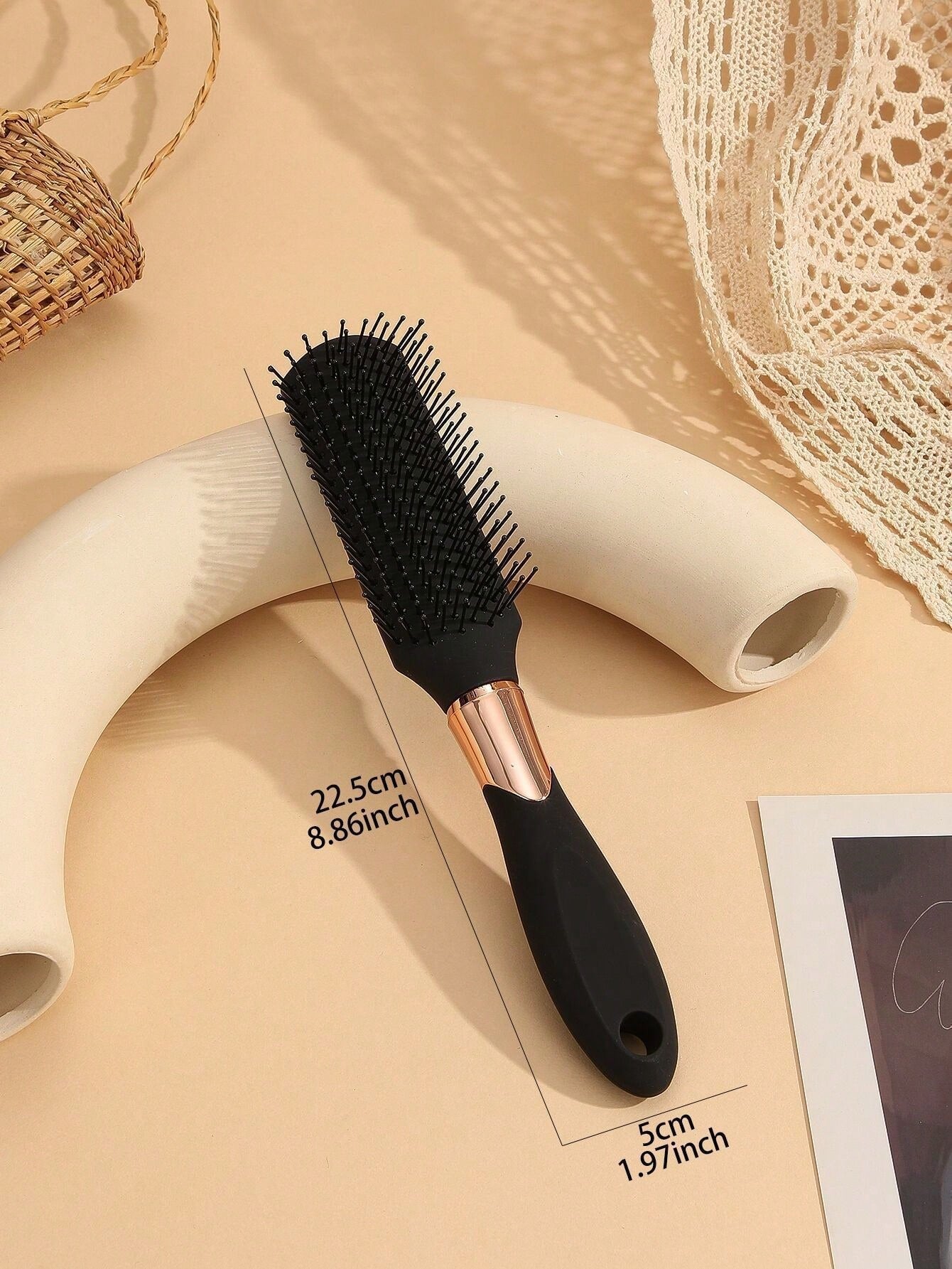 Massage Comb, Air Cushion Comb, Air Bag Comb, Curling Comb, Straightening Comb, Long Hair Round Barrel Volumizing Comb, Women's Home Use Massage Comb, Men's Big Back Volumizing Styling, Anti-Static Ho