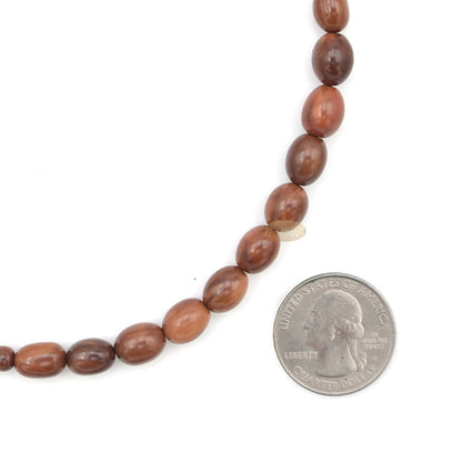 Medium 10x8mm Genuine Kuka Misbaha - Handcrafted 33-bead Muslim Prayer Beads Tasbih