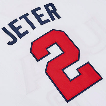 Men's #2 Derek Jeter Baseball Jersey, 2006 USA World Baseball Classic Number Stitching Baseball Apparel,Game Day Fan Gift