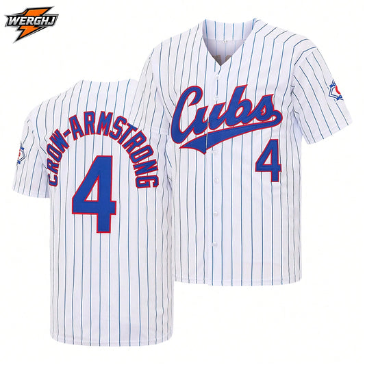 Men's #4 Kris Bryant Chicago Cubs Baseball Jersey, 2026 150th Anniversary Commemorative Baseball Uniform, Game Day Fan Gift Sports