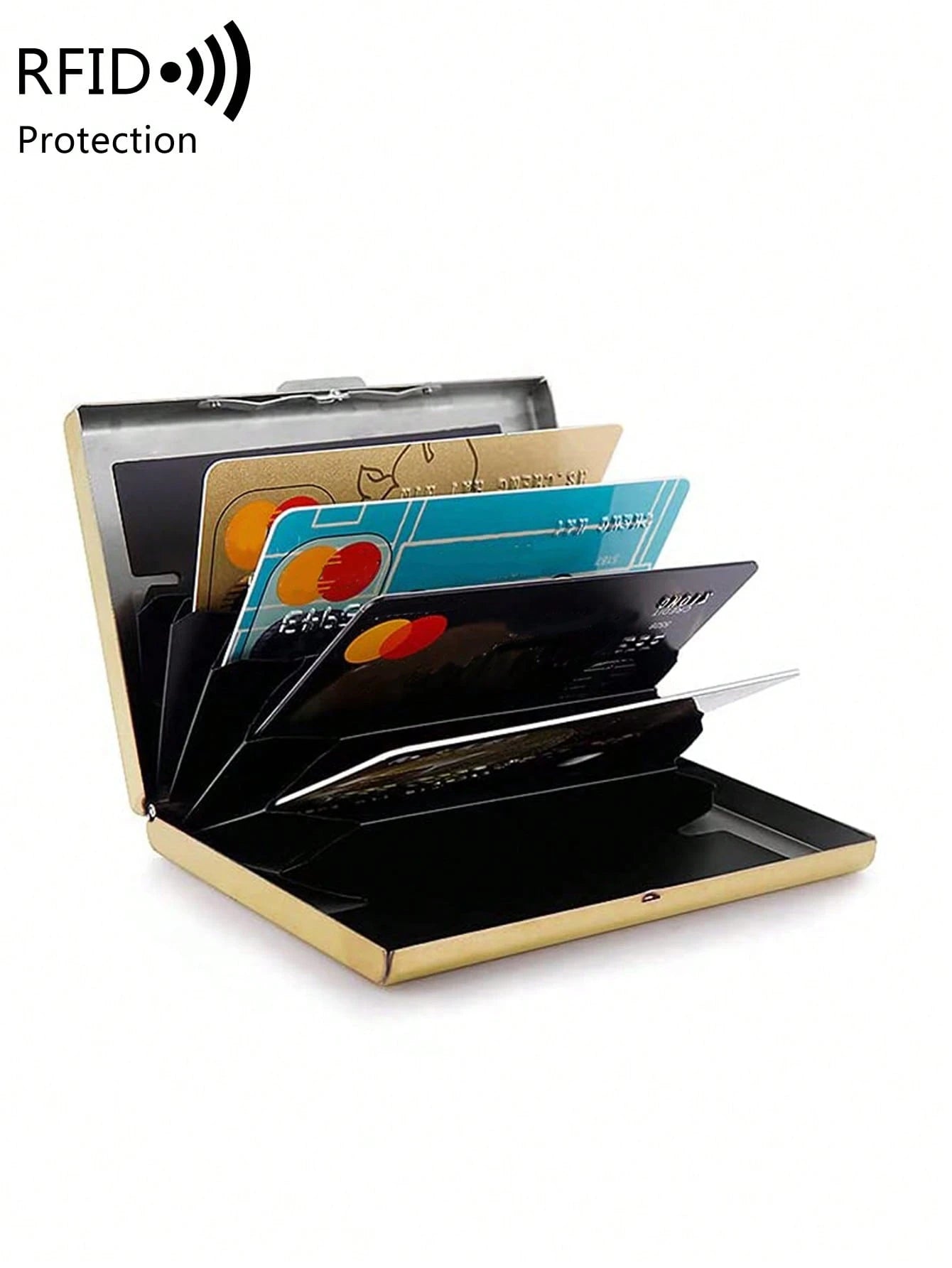 Metal Wallet Stainless Steel Card Holder, Women's Lightweight Portable Card Case, Suitable For Office Workers, Men's Holiday, Anniversary, Birthday Gift, Gift Accessory, Teacher's Day Gift, Casual Car