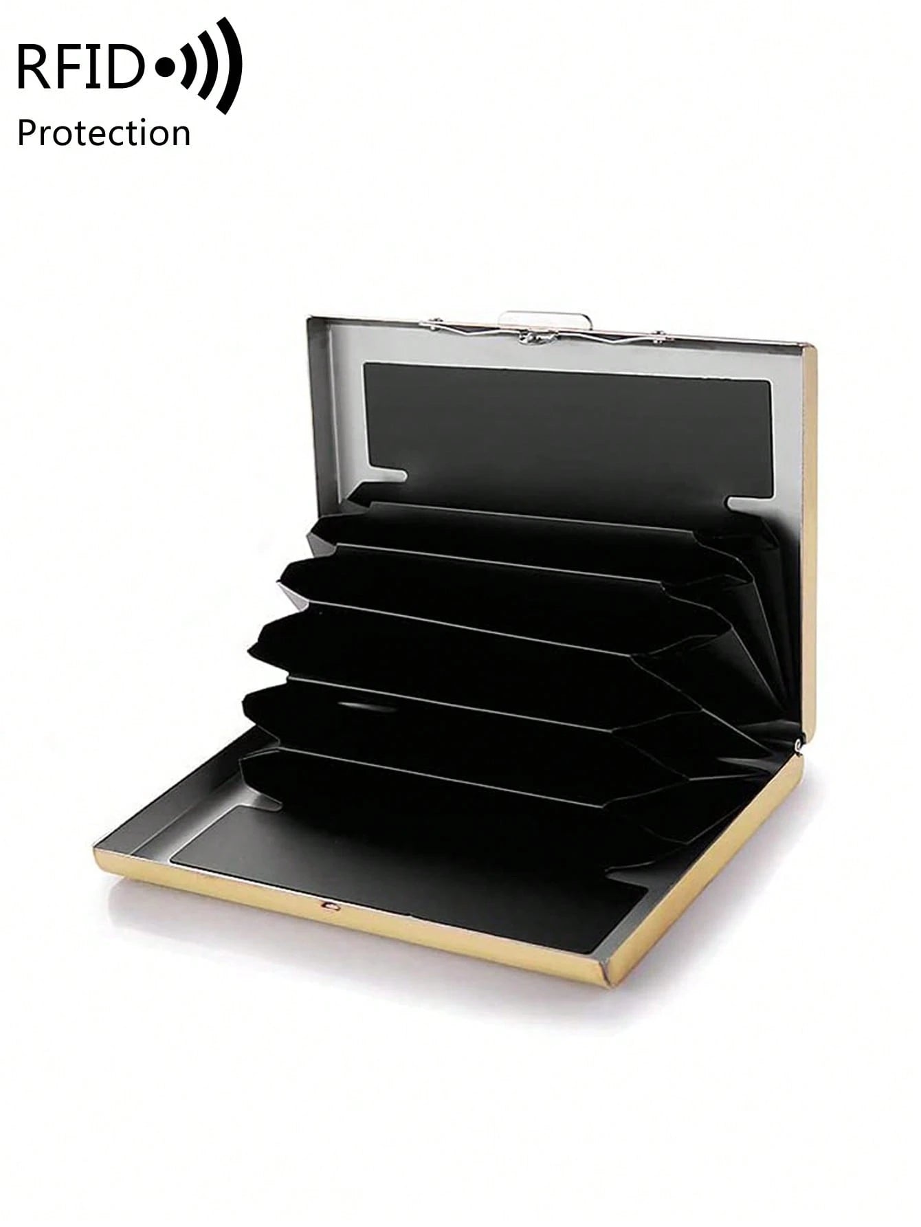 Metal Wallet Stainless Steel Card Holder, Women's Lightweight Portable Card Case, Suitable For Office Workers, Men's Holiday, Anniversary, Birthday Gift, Gift Accessory, Teacher's Day Gift, Casual Car