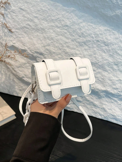 Mini Acrylic Decorative Chain Lipstick Crossbody Bag