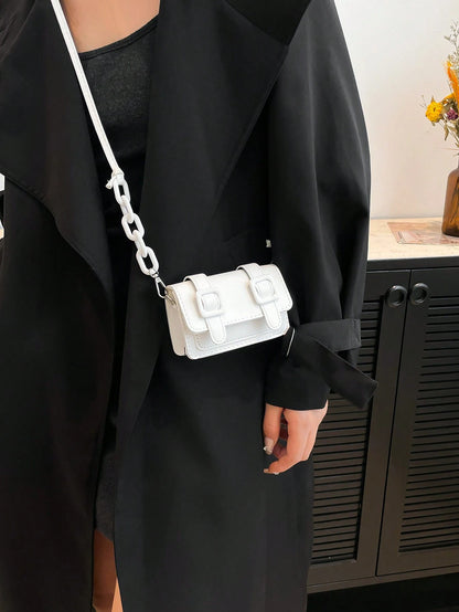 Mini Acrylic Decorative Chain Lipstick Crossbody Bag