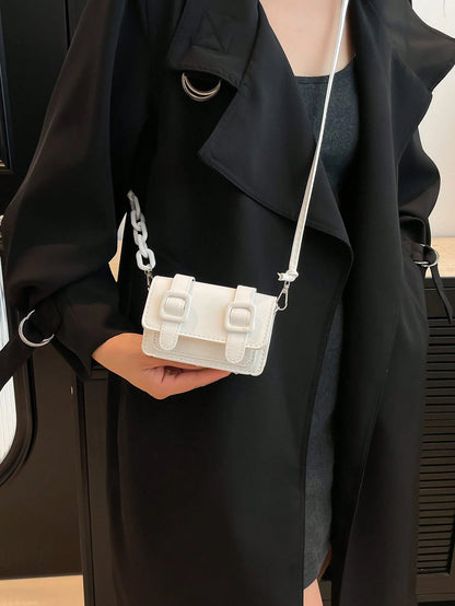 Mini Acrylic Decorative Chain Lipstick Crossbody Bag
