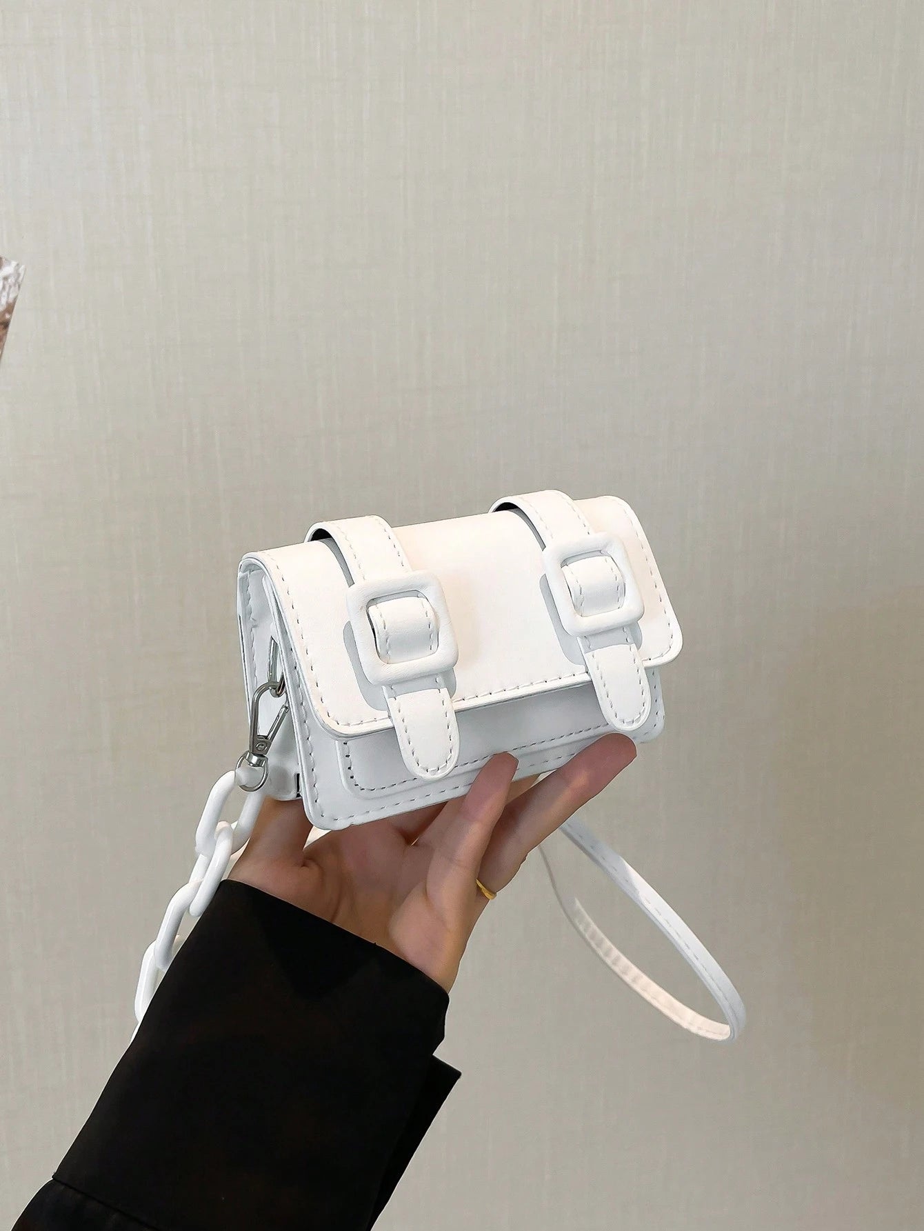 Mini Acrylic Decorative Chain Lipstick Crossbody Bag