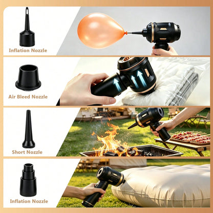 Mini Car Vacuum Cleaner Portable 17000PA Rechargeable Handheld Vacuum With LED Light HEPA Filter Type-C Charging 4 In 1 Multi-Function For Car Pet Hair Home Cleaning