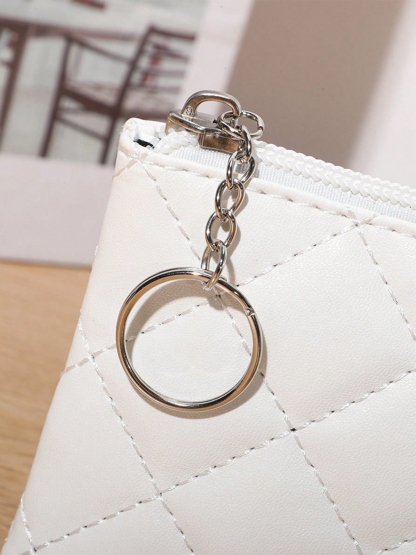 Mini Rhombus Stitching Coin Purse Women Purse Business Casual,Wristlet Wallet