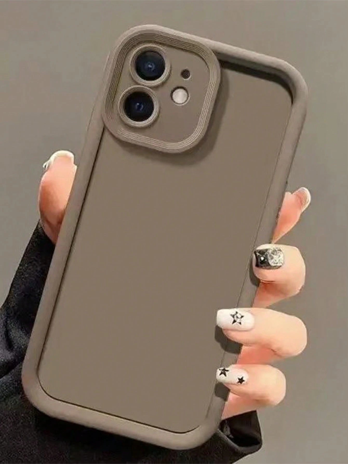 Minimalist Solid Black Shockproof Thick Phone Case Suitable For IPhone 17 Pro Max/17 Pro/17 Air/17/16 Pro Max/16/16 Pro/16 Plus/16E/15/15 Plus/15 Pro/15 Pro Max/11/12/13/14 Pro Max/XS/XR/11 Pro/11 Pro