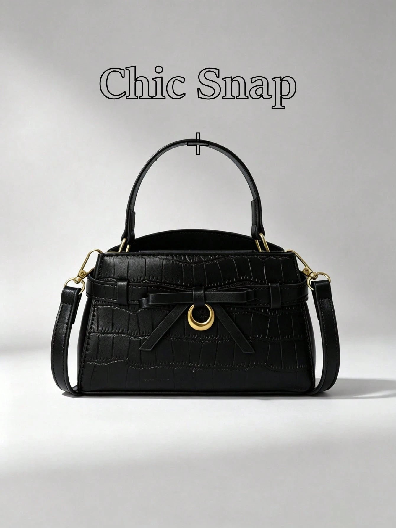 Minimalist Textured Embossed Mini Handbag With Gentle Bow Design And Metal Hardware, Versatile Crossbody Bag For Daily Outings, Suitable For Shopping, Wallet, Young Women, College Students, Newcomers