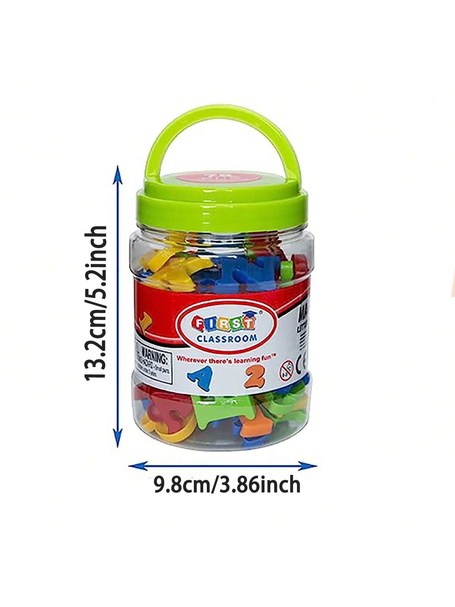 MINKOJA Set Of 78 Magnetic Letters And Numbers, Including The Alphabet And Digits, Designed For Educational Purposes. Ideal For Preschoolers To Learn Spelling, Counting, And Math Symbols, Featuring Bo