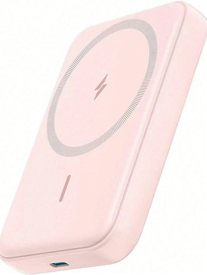 Mobile Portable Power Bank, 5000mAh Magnetic Wireless Charger For IPhone 17/16/15/14/13 Series, 22.5W Fast Charging Portable Charger With Type-C Input, MagSafe Compatible Battery Pack, Wireless Charge