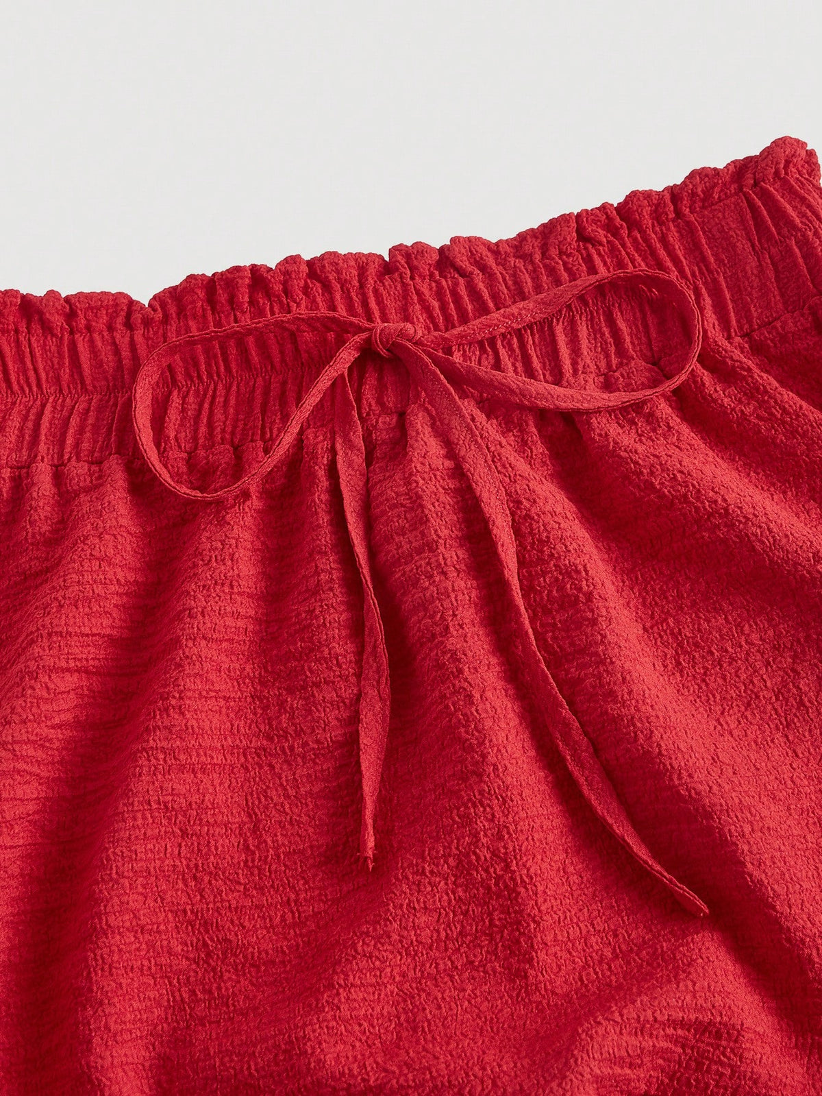 MOD Paperbag Waist Ruffle Hem Skirt
