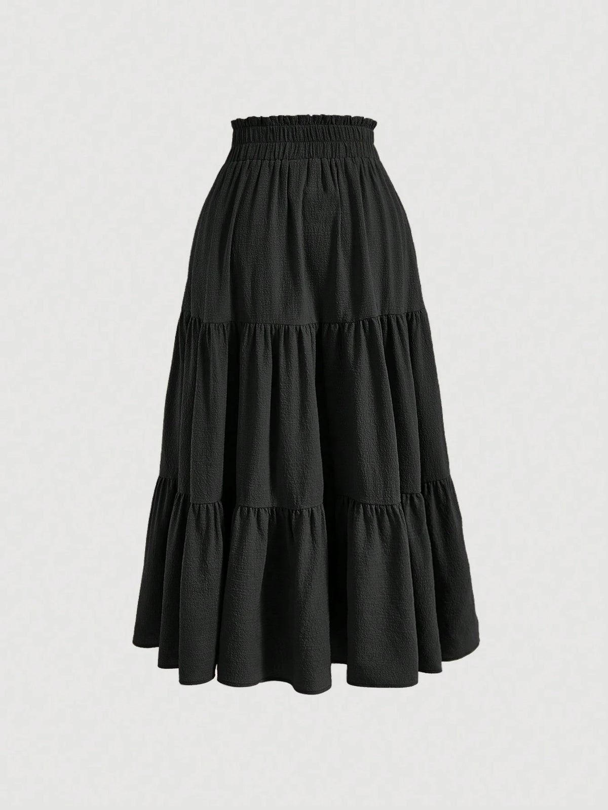 MOD Paperbag Waist Ruffle Hem Skirt