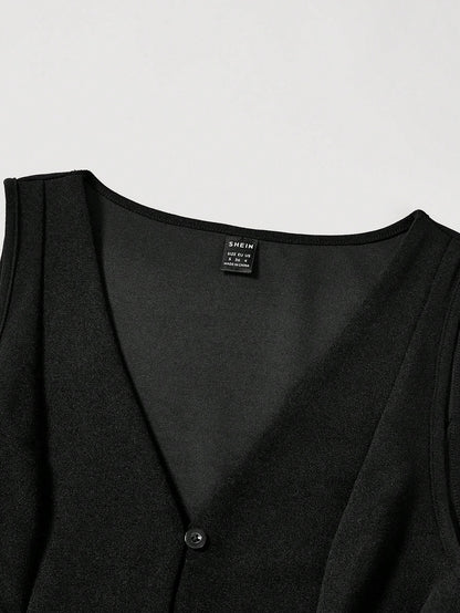 MOD Solid Color Cross Tie Strap Black Side Strap Crop Tank Top For Summer