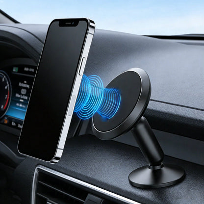Multi-Functional Magnetic Fixed Holder, With Powerful Magnets, Stable Attachment, Suitable For In-Car Navigation, Bedroom Streaming, Kitchen Recipe Reading, And Office Video Conferencing