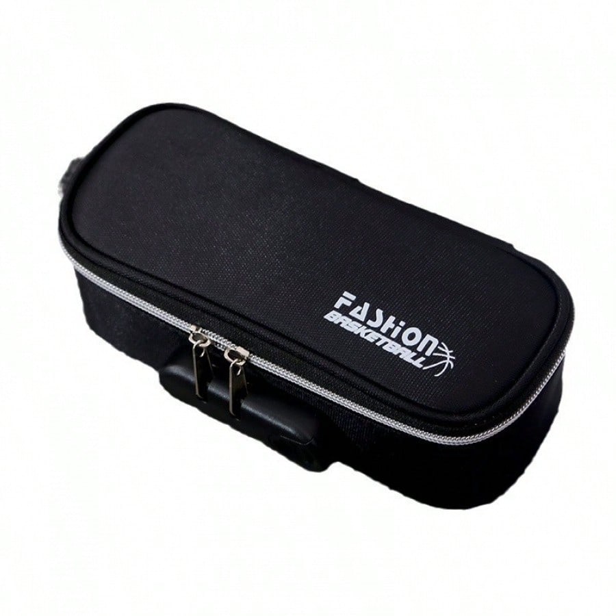 Multi-Layer Password Pencil Case, Solid Color, Large Capacity, Suitable For Girls, Elementary Students, Middle School Students, Boys Large Capacity Pencil Case 28XU
