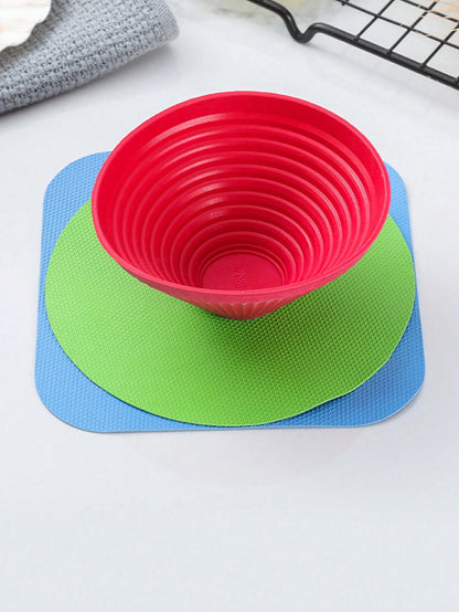 Multifunctional Rubber Bottle Opener Pad, Round Non-Slip Can Opener, 1pc/3pcs