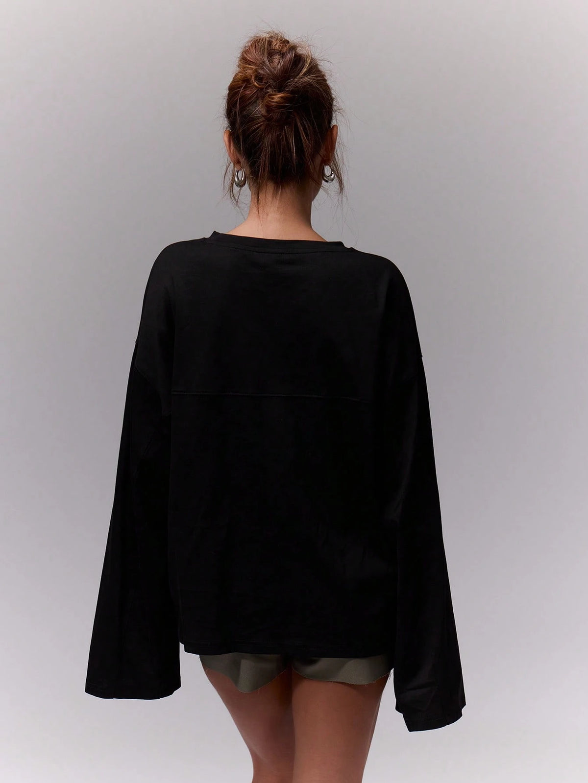 MUSERA Loose Long Sleeve Top Casual Capsule Wardrobe Everyday Oversized Tees Airport Winter Elegant Holiday Vacation Spring Summer