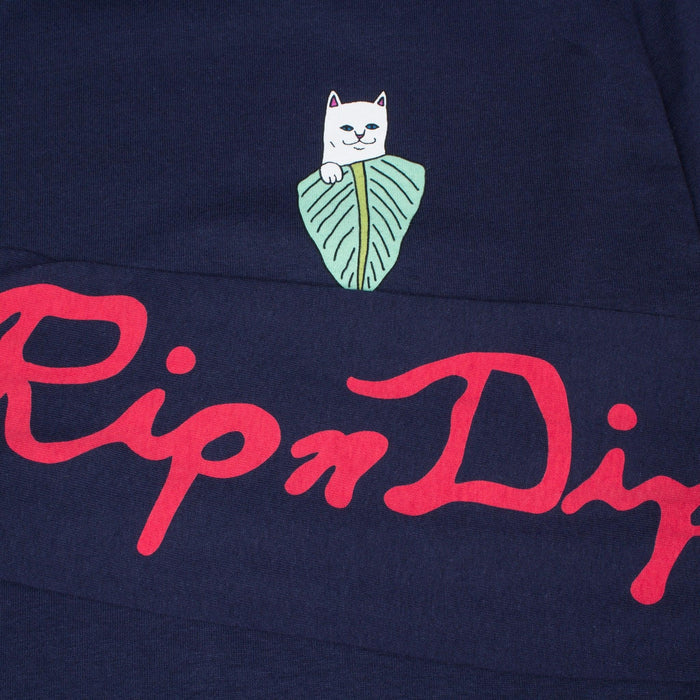 Nermal Portrait L/S (Navy) - Camiseta - Four Street