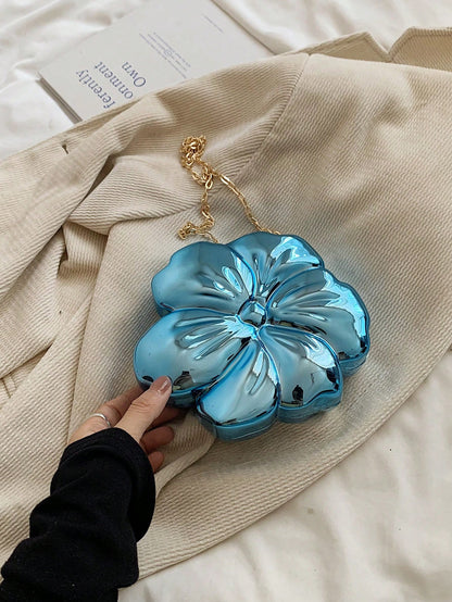 New Flower Bag Qingxin Sweet Shoulder Diagonal Straddle Bag, Essential Wedding Items, Perfectly Matching With Graduation Dress, Prom Dresses, Perfectly Matching With Prom Accessories, Exquisite Floral