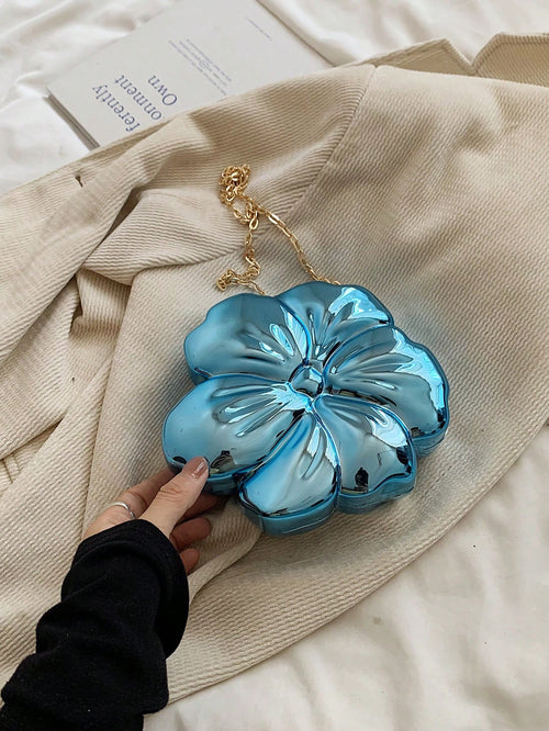 New Flower Bag Qingxin Sweet Shoulder Diagonal Straddle Bag, Essential Wedding Items, Perfectly Matching With Graduation Dress, Prom Dresses, Perfectly Matching With Prom Accessories, Exquisite Floral