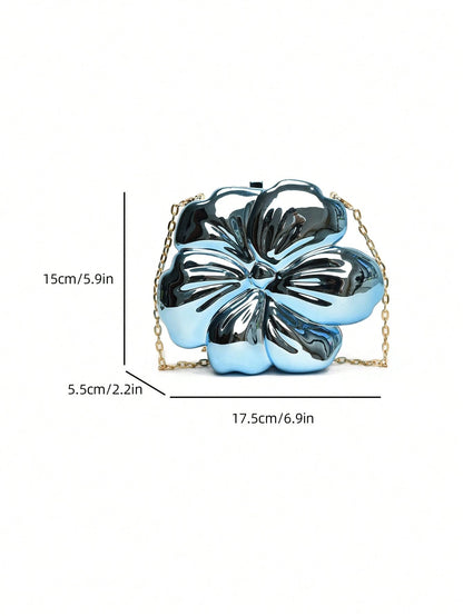 New Flower Bag Qingxin Sweet Shoulder Diagonal Straddle Bag, Essential Wedding Items, Perfectly Matching With Graduation Dress, Prom Dresses, Perfectly Matching With Prom Accessories, Exquisite Floral