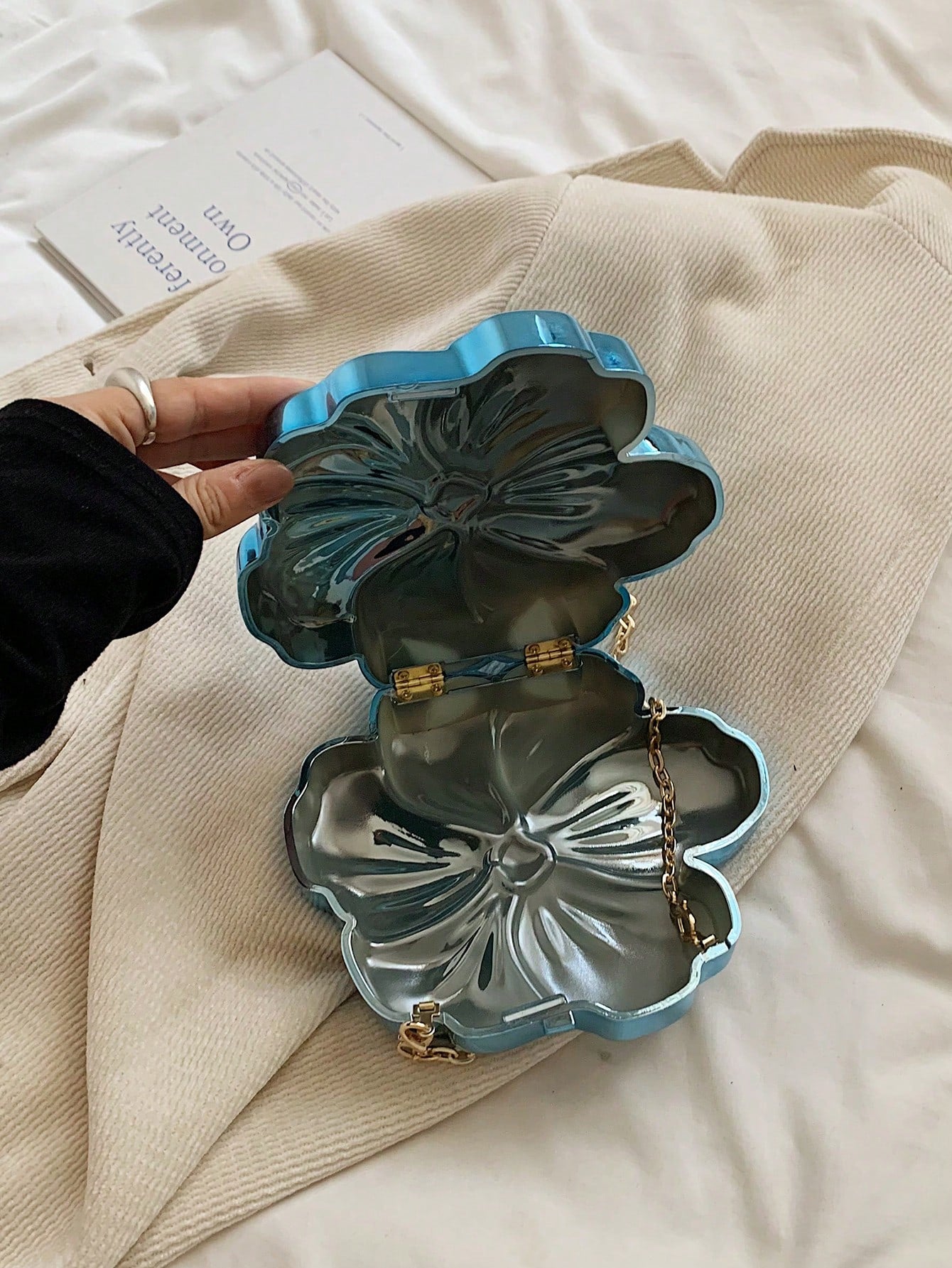 New Flower Bag Qingxin Sweet Shoulder Diagonal Straddle Bag, Essential Wedding Items, Perfectly Matching With Graduation Dress, Prom Dresses, Perfectly Matching With Prom Accessories, Exquisite Floral